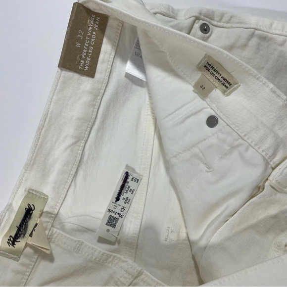 New Madewell The Perfect Vintage Wide Leg Crop Jean - Picture 8 of 13